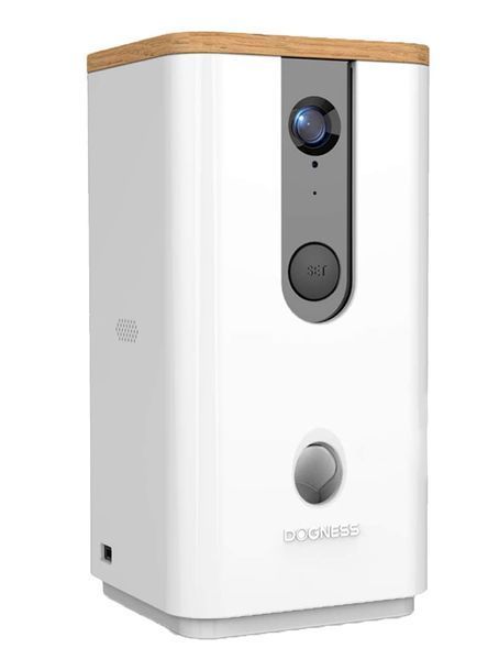 Интерактивная умная камера Dogness Cam Treater HD 1080Р для собак и кошек с диспенсером корма, ночным видением T03 фото