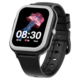 Cмарт годинник-телефон дитячий Wonlex KT31 Black з GPS 4G AMOLED з відеодзвінком і прослуховуванням SBWKT31BL фото