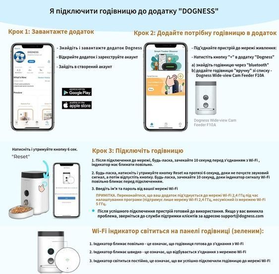 Автоматическая кормушка для кошек и собак с камерой Dogness смарт кормушка для животных Dog-G фото