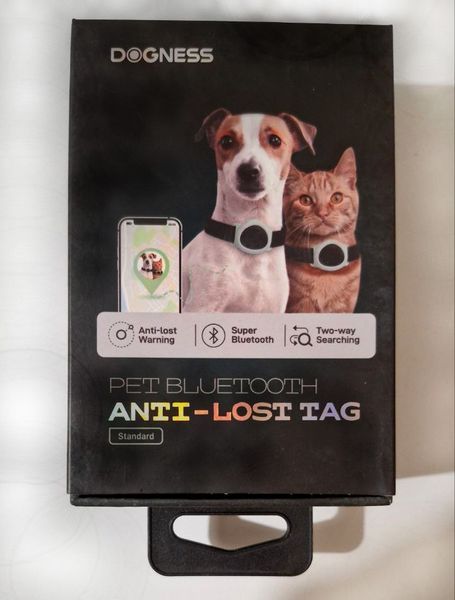 GPS трекер для кота и собак Tag Dogness, маленький тег для кошек без симкарты черный Tag-1 фото