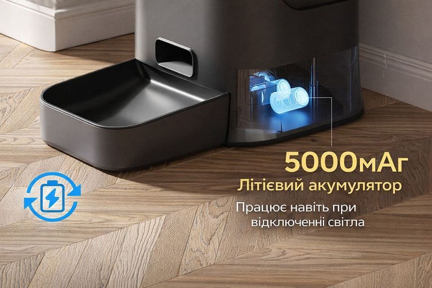 Автоматическая кормушка для крупных собак Dogness F20M 11L черная с аккумулятором, для кошек и собак F20M-11B фото