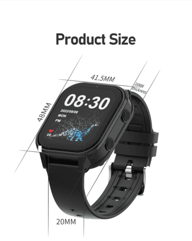 Смарт годинник дитячий з GPS Wonlex KT19 ProMAX Blue,годинник для дітей з термометром, сім картою, прослушкою, відеодзвінком KT19ProMAX фото