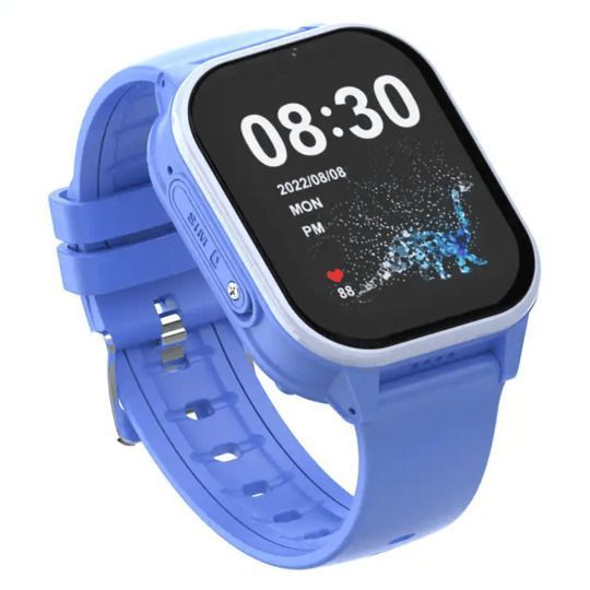 Смарт годинник дитячий з GPS Wonlex KT19 ProMAX Blue,годинник для дітей з термометром, сім картою, прослушкою, відеодзвінком KT19ProMAX фото