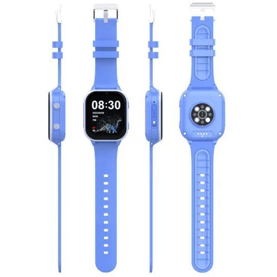 Смарт годинник дитячий з GPS Wonlex KT19 ProMAX Blue,годинник для дітей з термометром, сім картою, прослушкою, відеодзвінком KT19ProMAX фото
