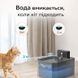 Автоматический фонтанчик для кота и собак Petwant 2,2 л, поилка для кошек и собак с аккумулятором, датчиком движения и подсветкой квадрат SPW-008 фото 3