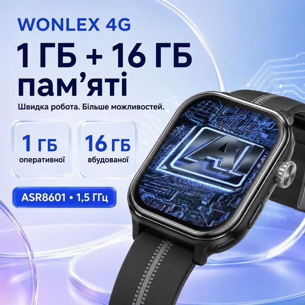 Детские смарт часы Wonlex KT39 4G GPS с видеозвонком, Android 8.1, WiFi, Google Play, SIM-карта KT39B фото
