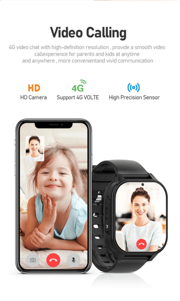 Детские смарт часы-телефон GPS Wonlex KT19 Pro Black с прослушкой видеозвонком и видеомониторингом KT19Pro фото