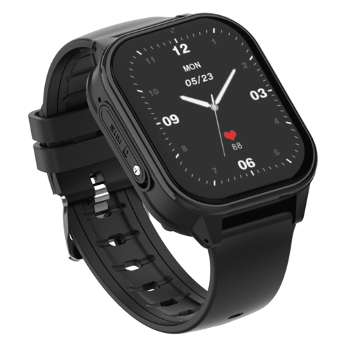 Детские смарт часы-телефон GPS Wonlex KT19 Pro Black с прослушкой видеозвонком и видеомониторингом KT19Pro фото