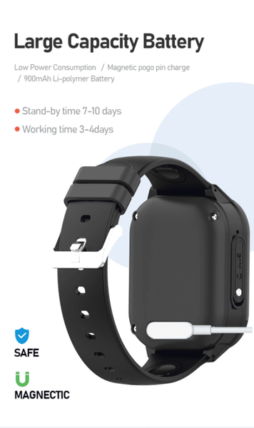 Дитячий смарт-годинник Wonlex KT19 PRO Blue з GPS прослушкою, відеодзвінком, годинник на руку для дітей KT19Pro-1 фото