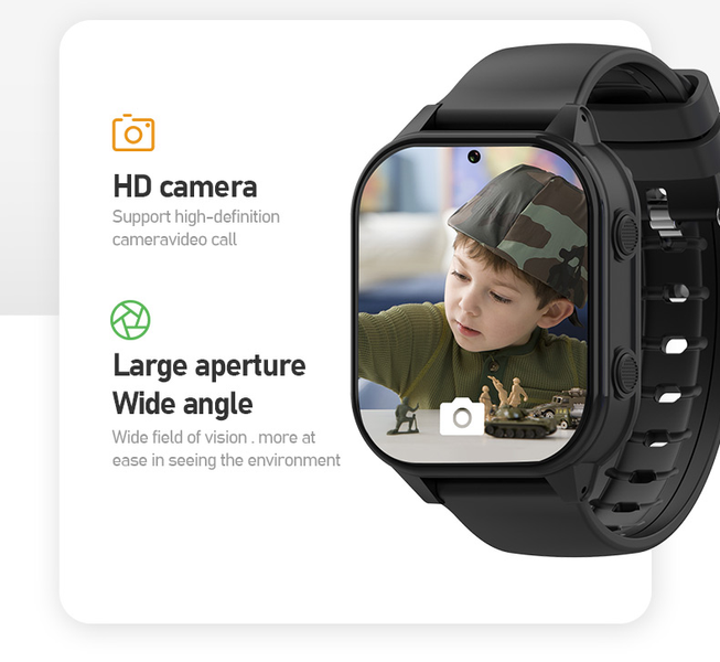 Дитячий смарт-годинник Wonlex KT19 PRO Blue з GPS прослушкою, відеодзвінком, годинник на руку для дітей KT19Pro-1 фото