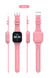 Детские смарт часы-телефон GPS Wonlex KT19 Pro Pink с прослушкой видеозвонком, умные часы для девочки KT19Pro-2 фото 2