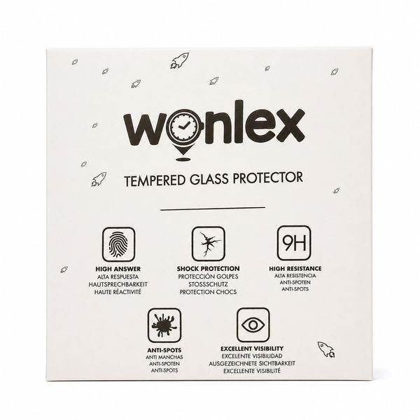 Захисне скло для смарт годинника для дітей Wonlex KT38 SK-38w фото